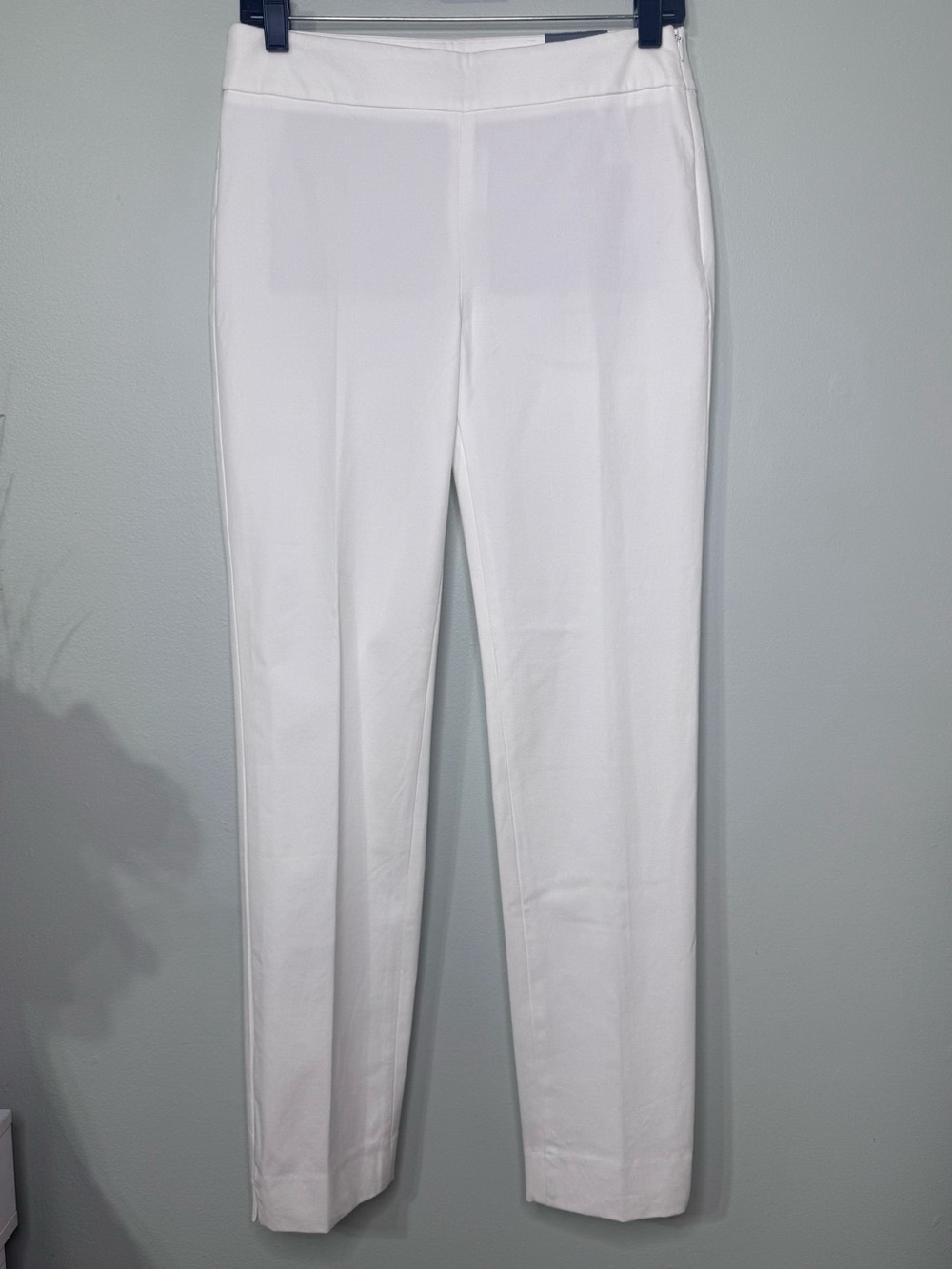 Talbots Chatham Ankle Pant White Slim Straight Leg Ankle Length Size 2 NWT - Picture 5 of 13